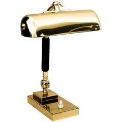 Art Deco Table Lamp with Blackened Wood, circa 1920s 11