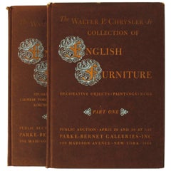 Auction Catalogues from Walter Chrysler Jr. Collection of English Furniture