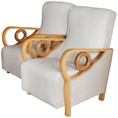 Pair of Art Deco Armchairs