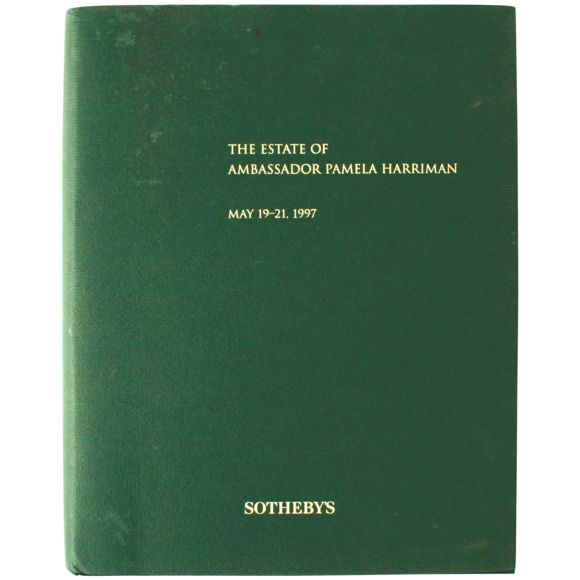 Auction Catalogue from The Estate of Ambassador Pamela Harriman
