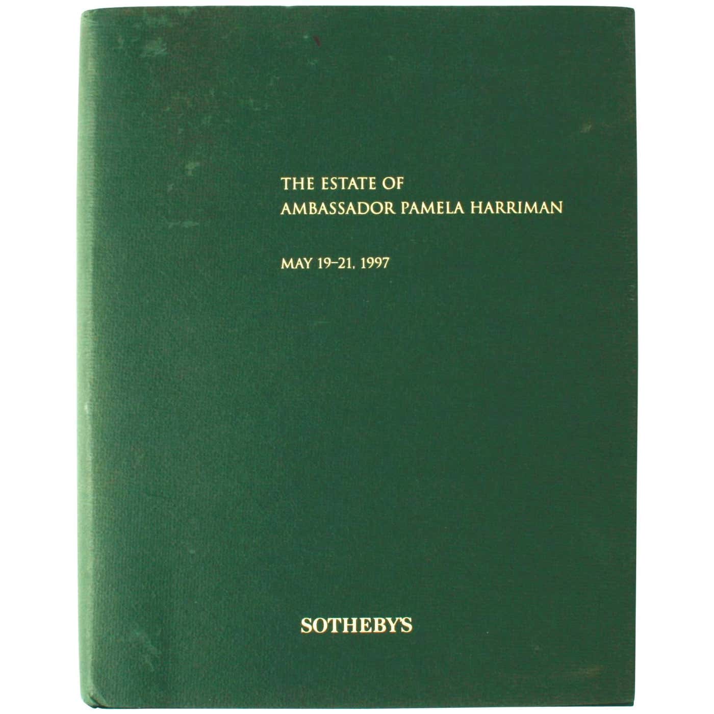 Auction Catalogue from The Estate of Ambassador Pamela Harriman at