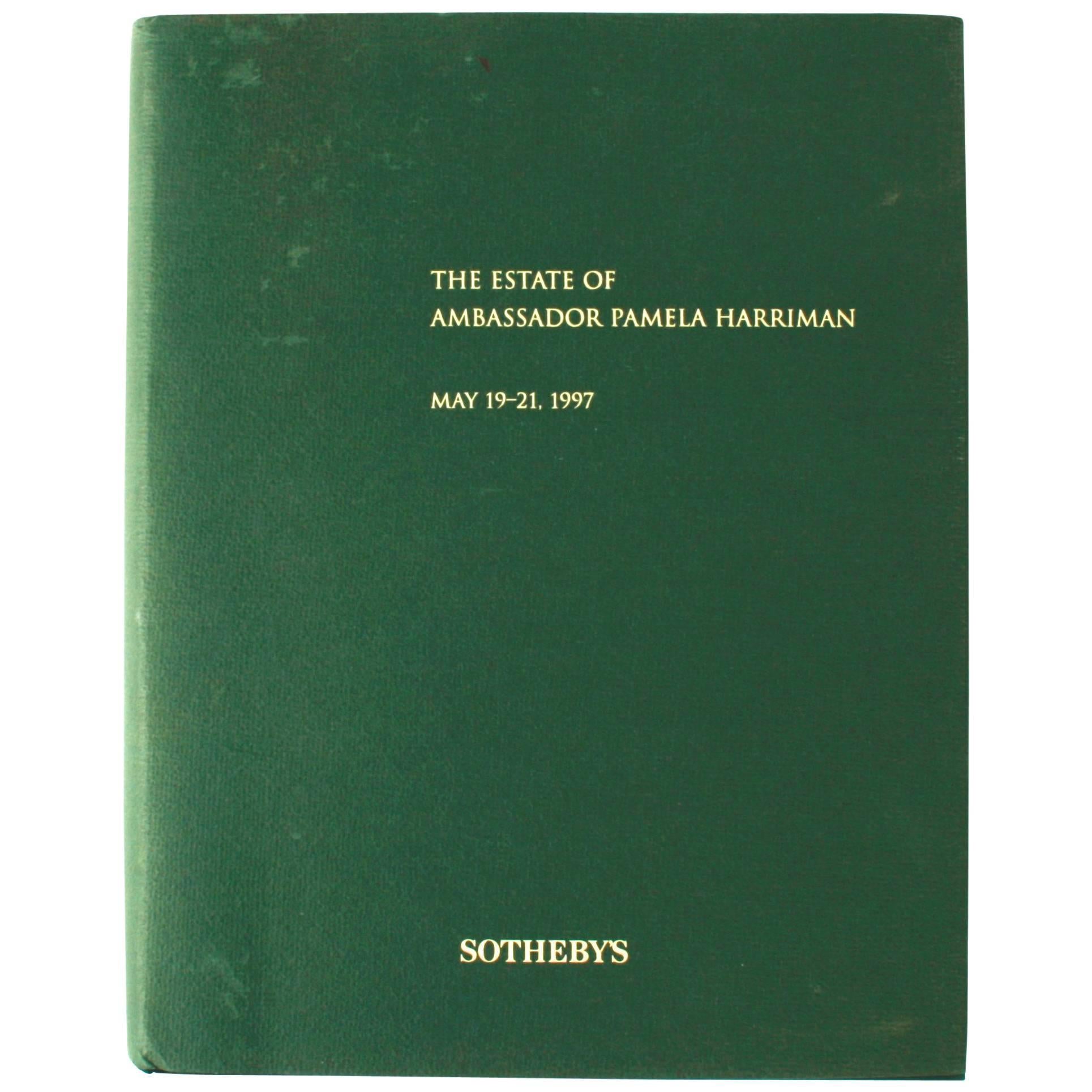 Auction Catalogue from the Estate of Ambassador Pamela Harriman