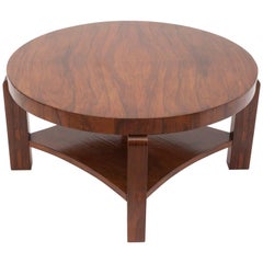  Art Déco French Round Coffee Table