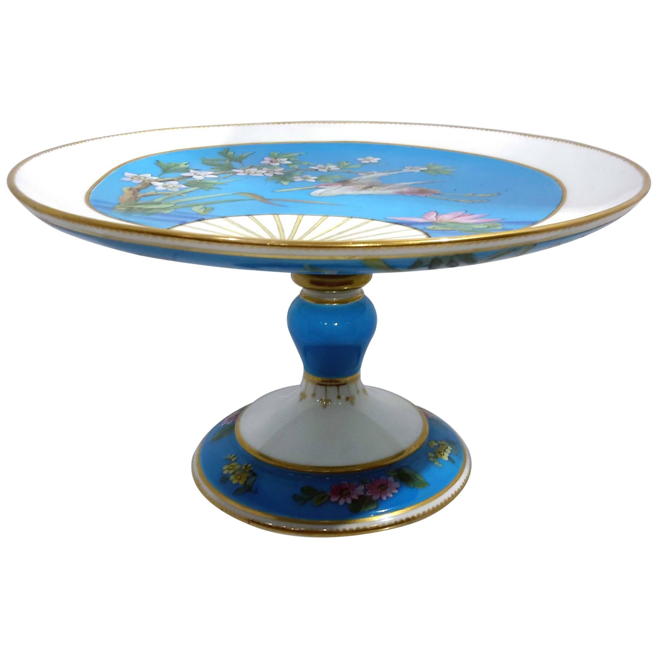 Minton Japonisme Porcelain Compote by Christopher Dresser