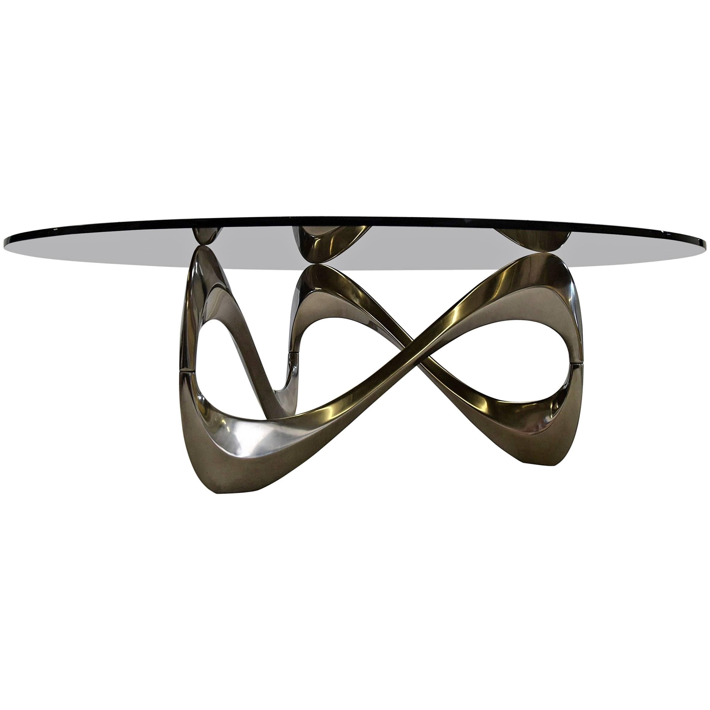 Knut Hesterberg Mid century Modern Snake Table for Ronald Schmitt For Sale