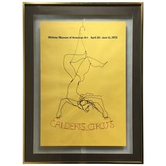 "Calder's Circus" Alexander Calder Exhibition Poster, 1972 12