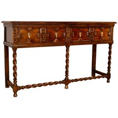 19th Century English Oak Sideboard