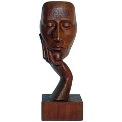 Mid-Century Wood Sculpture by Peter Ganine 5