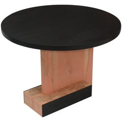 Siren, Handmade Contemporary Solid Wood and Metal Dining Table