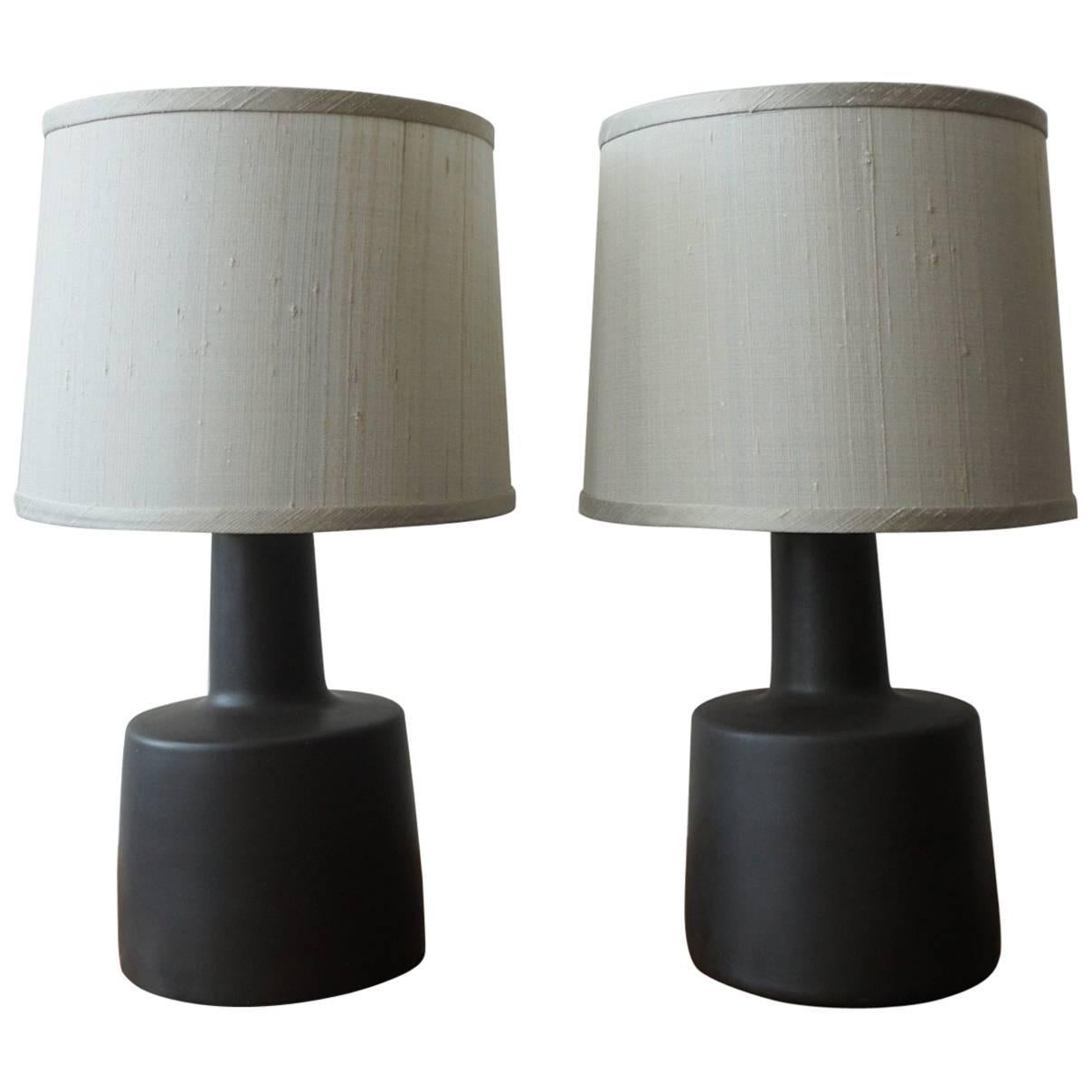 Pair of Jane and Gordon Martz Ceramic Table Lamps