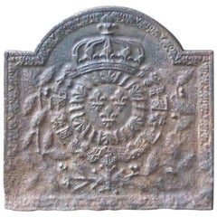 18th-19th Century 'Arms of France' Fireback