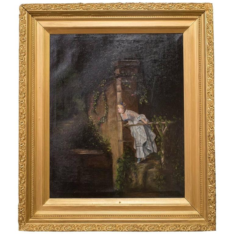 Oil Painting on Canvas For Sale at 1stdibs