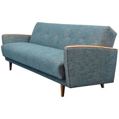 1960s Sofa with Folding Mechanism, New Upholstery 8