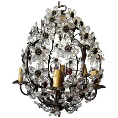 Italian Flower Ball Chandelier
