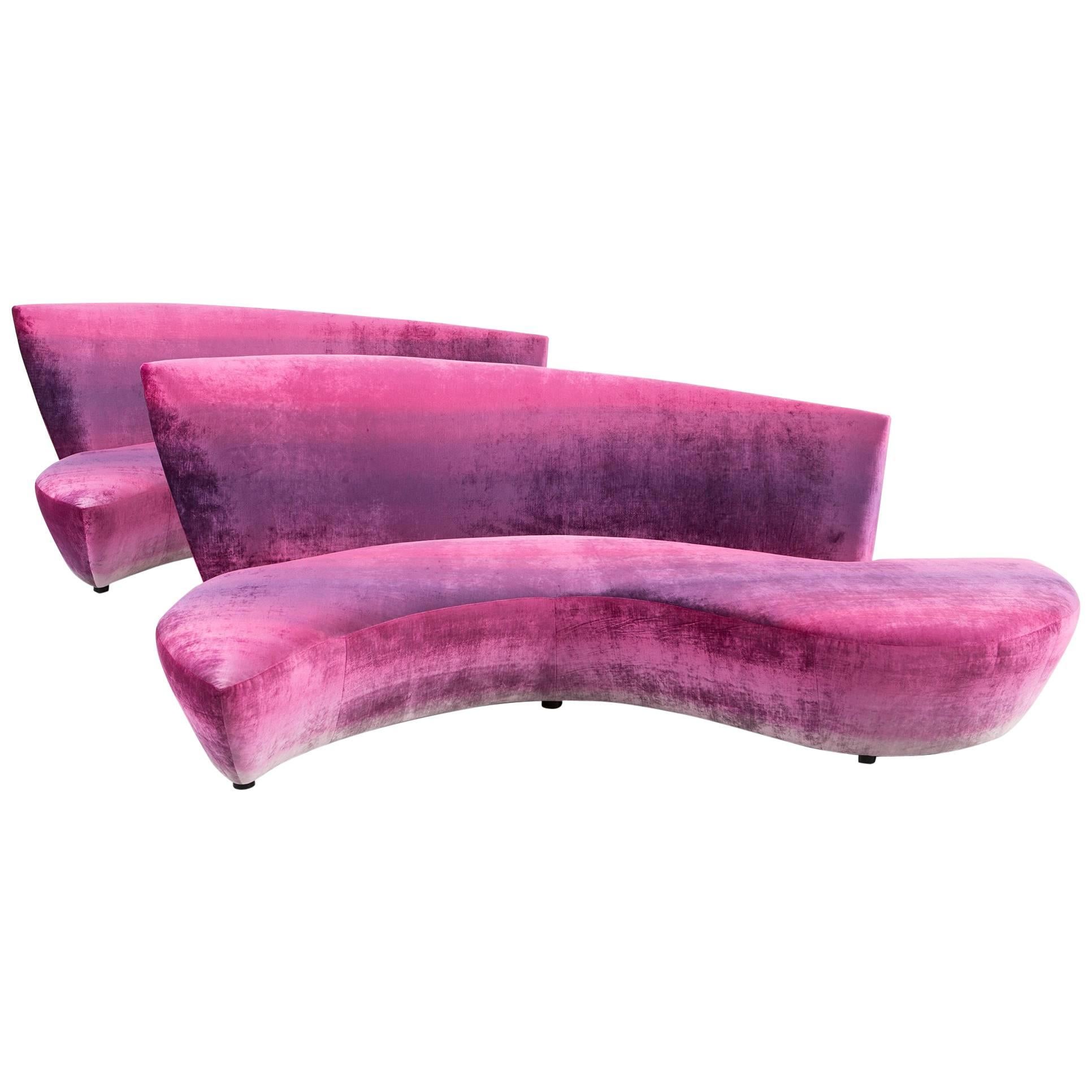 Set of Vladimir Kagan Bilbao Sofas