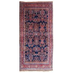 Palace Size Fine Antique Mohajeran Sarouk Persian Carpet, c1900