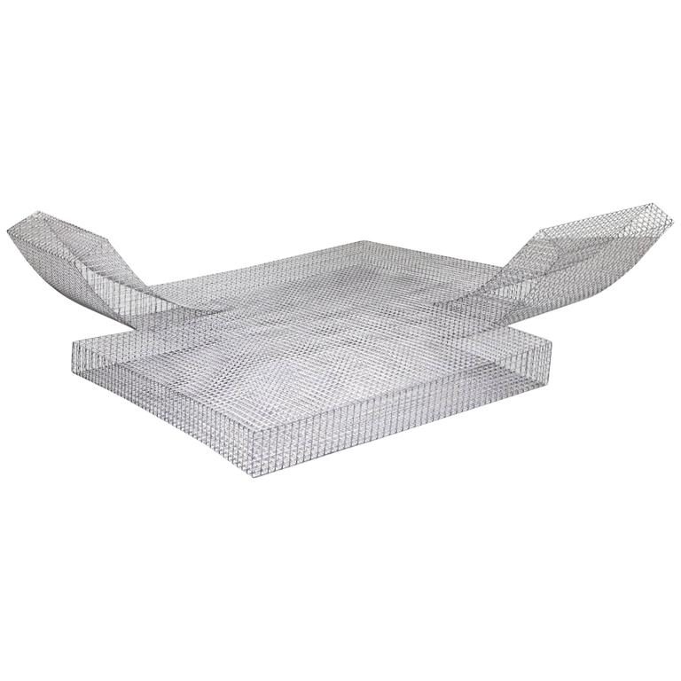 Muller Van Severen, Outdoor Lounge Chair Model "Wire S #13", Belgium, 2017 For Sale