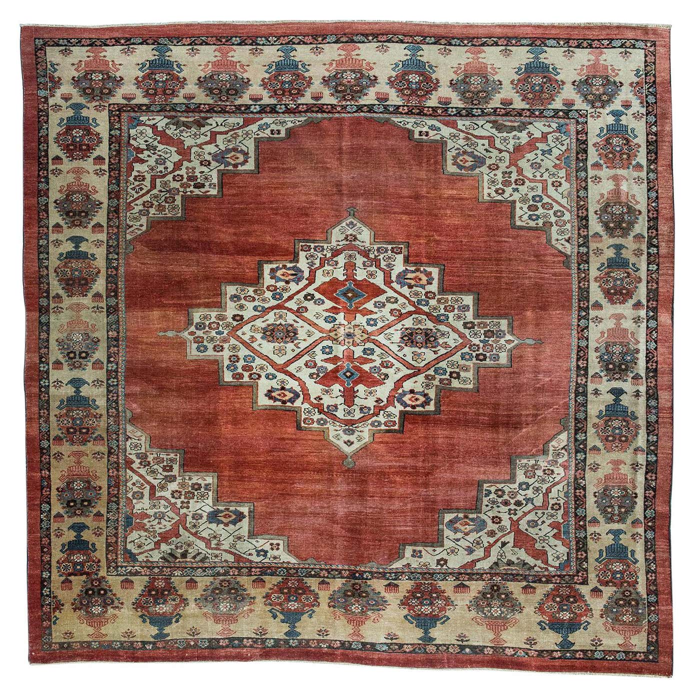 Asian Rugs Only Square Antique Oriental Rug from Private Collection For Sale at 1stDibs ...