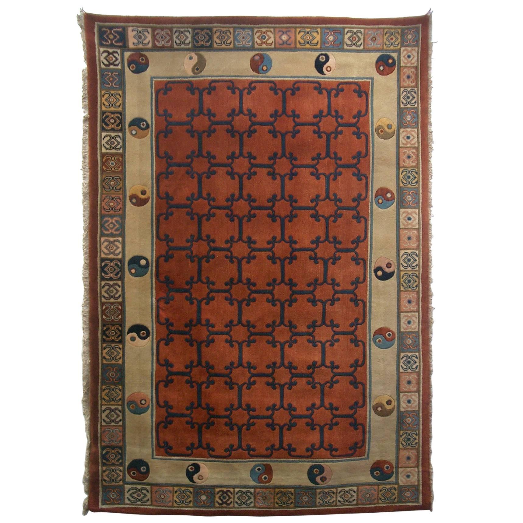 Tibetan Ying Yang Carpet