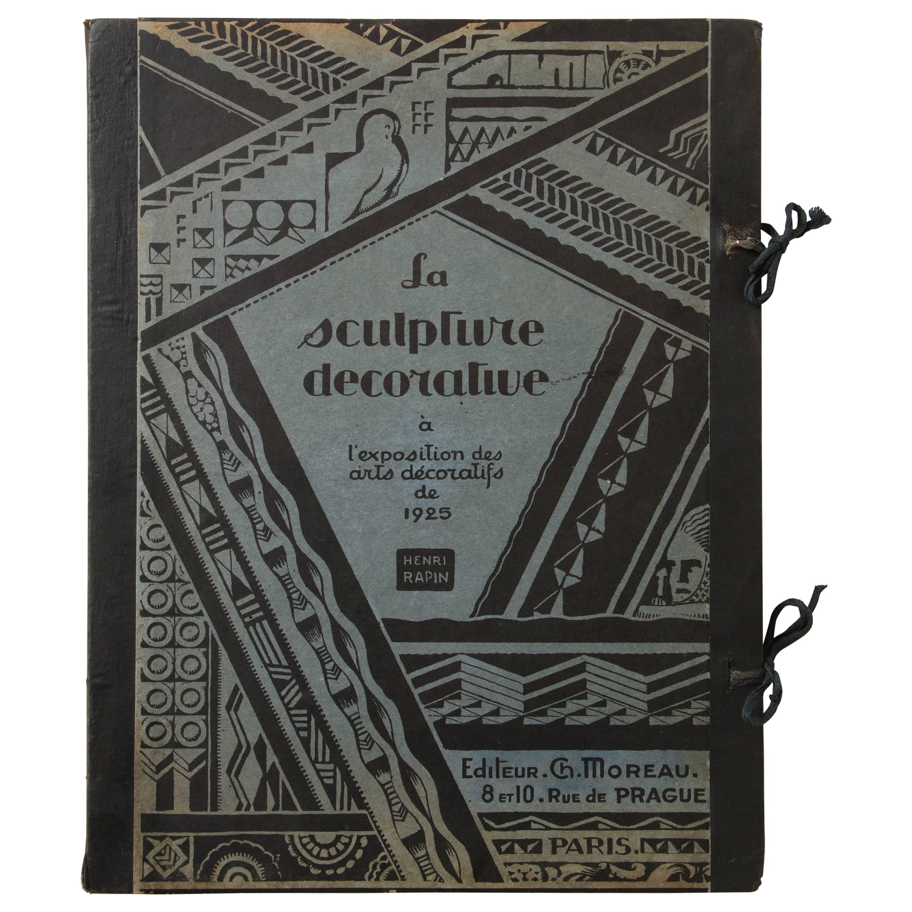 'La Sculpture Decorative Moderne 2eme Serie' by Henri Rapin For Sale