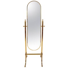 1970s Italian Freestanding Dressing Mirror