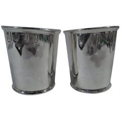 Pair of American Sterling Silver Mint Julep Cups