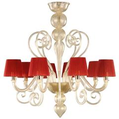 Italian Venetian Murano Glass Chandelier 2