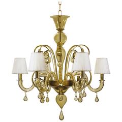Italian Venetian Murano Glass Chandelier 3