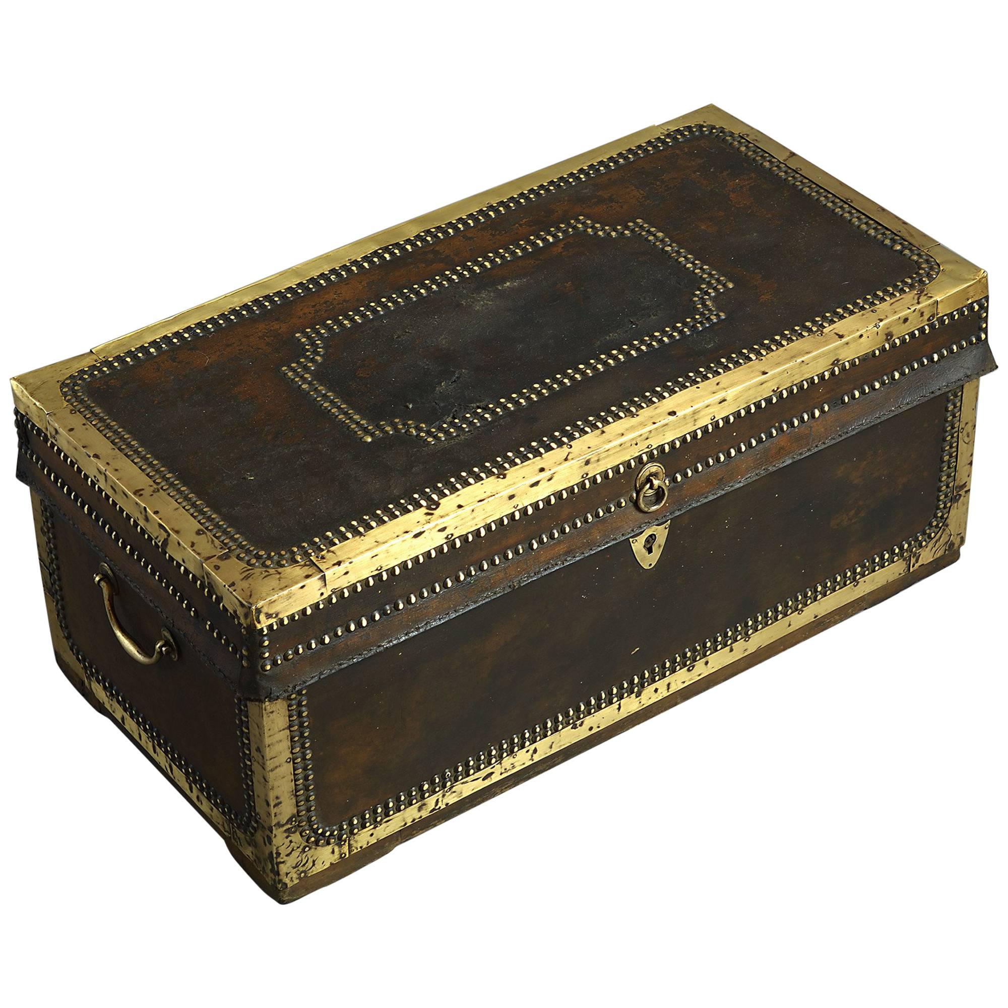 19th Century Chinese Export Travelling Trunk