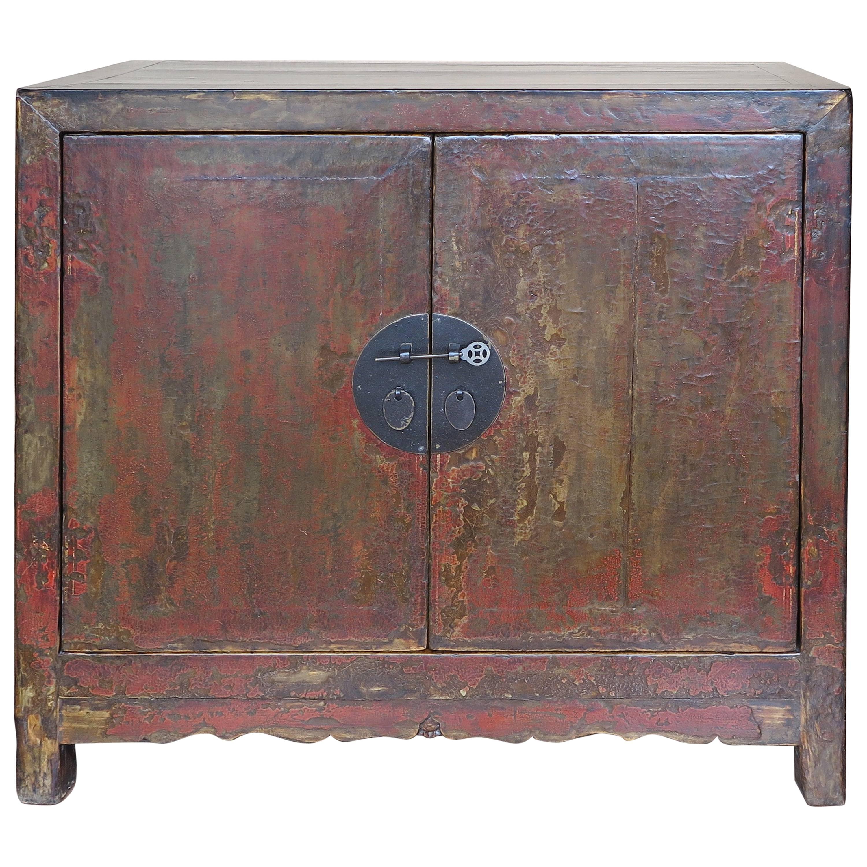 19th Century Chinese Rustic Cabinet