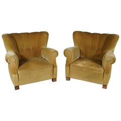 Pair of Danish Modern Lounge Chairs 7