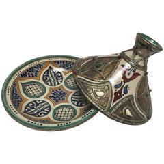 Moroccan Ceramic Tajine from Fez 4