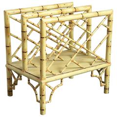 20th Century Faux Bamboo Tole Canterbury