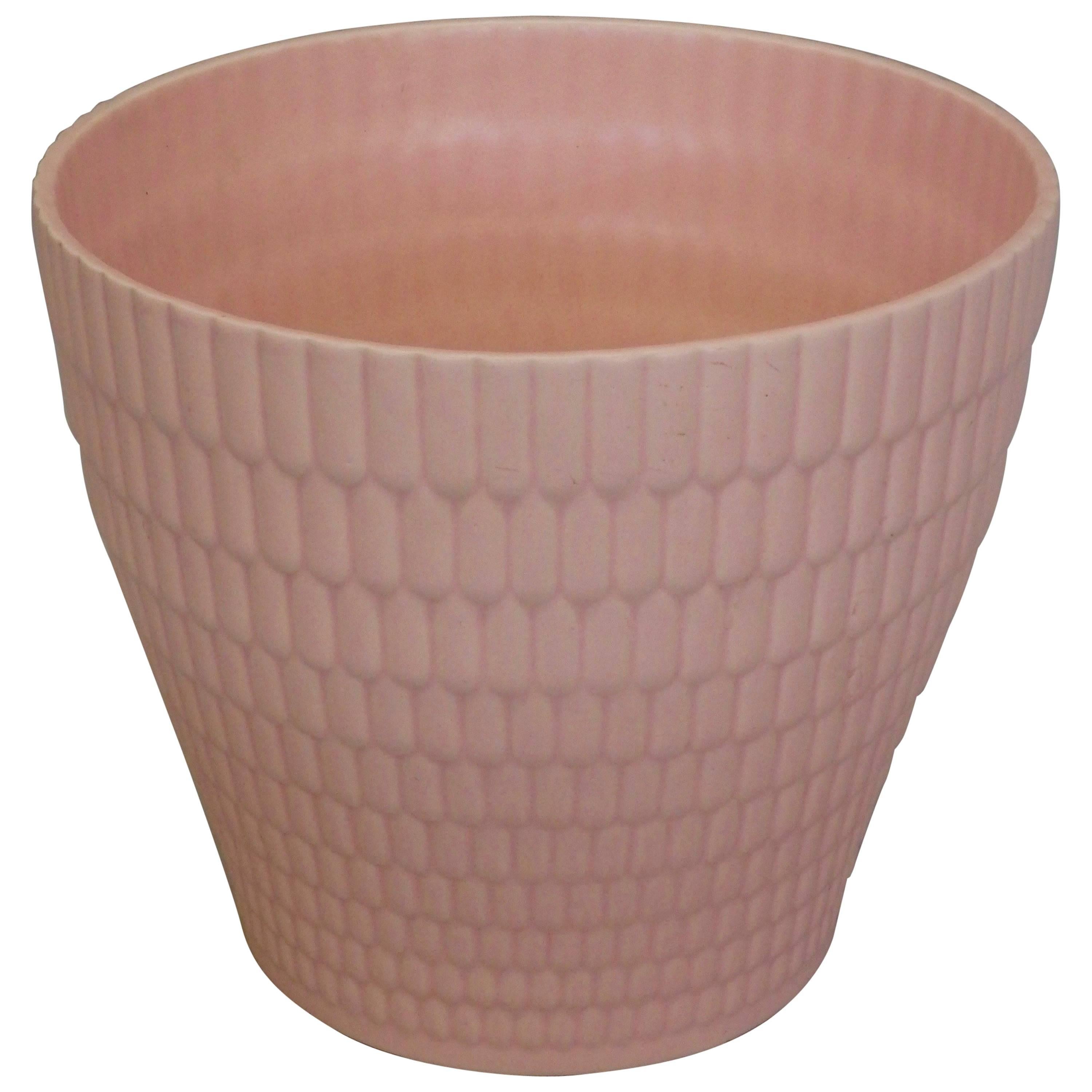 Dorothy Draper Style Pink Planter Pot