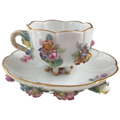 19th Century Meissen Cup and Saucer