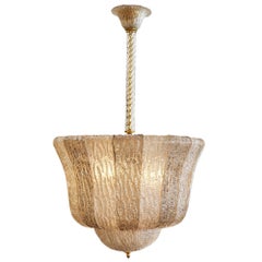 Murano Glass Bell Chandelier