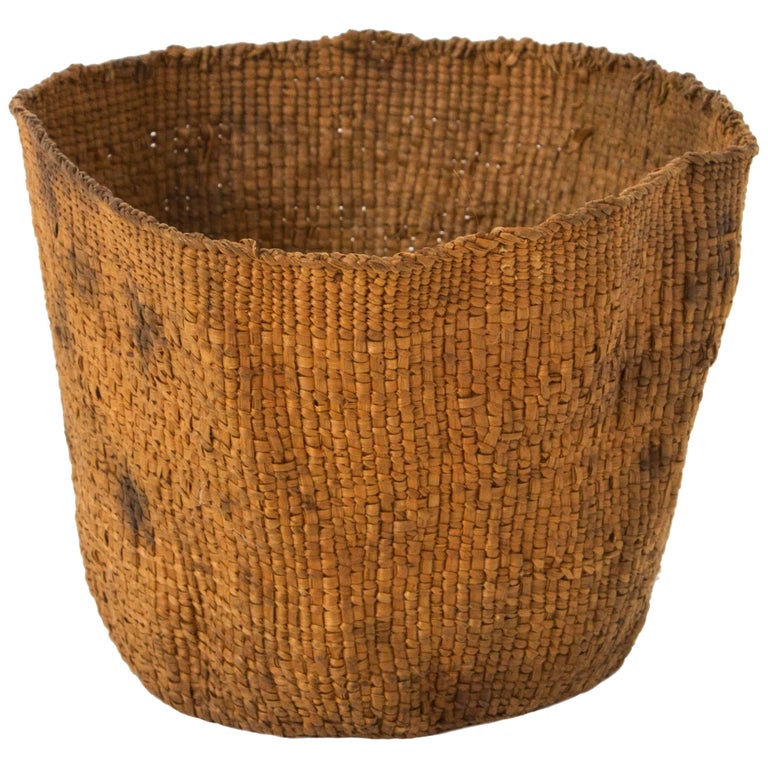 Native American Thlinget Basket For Sale