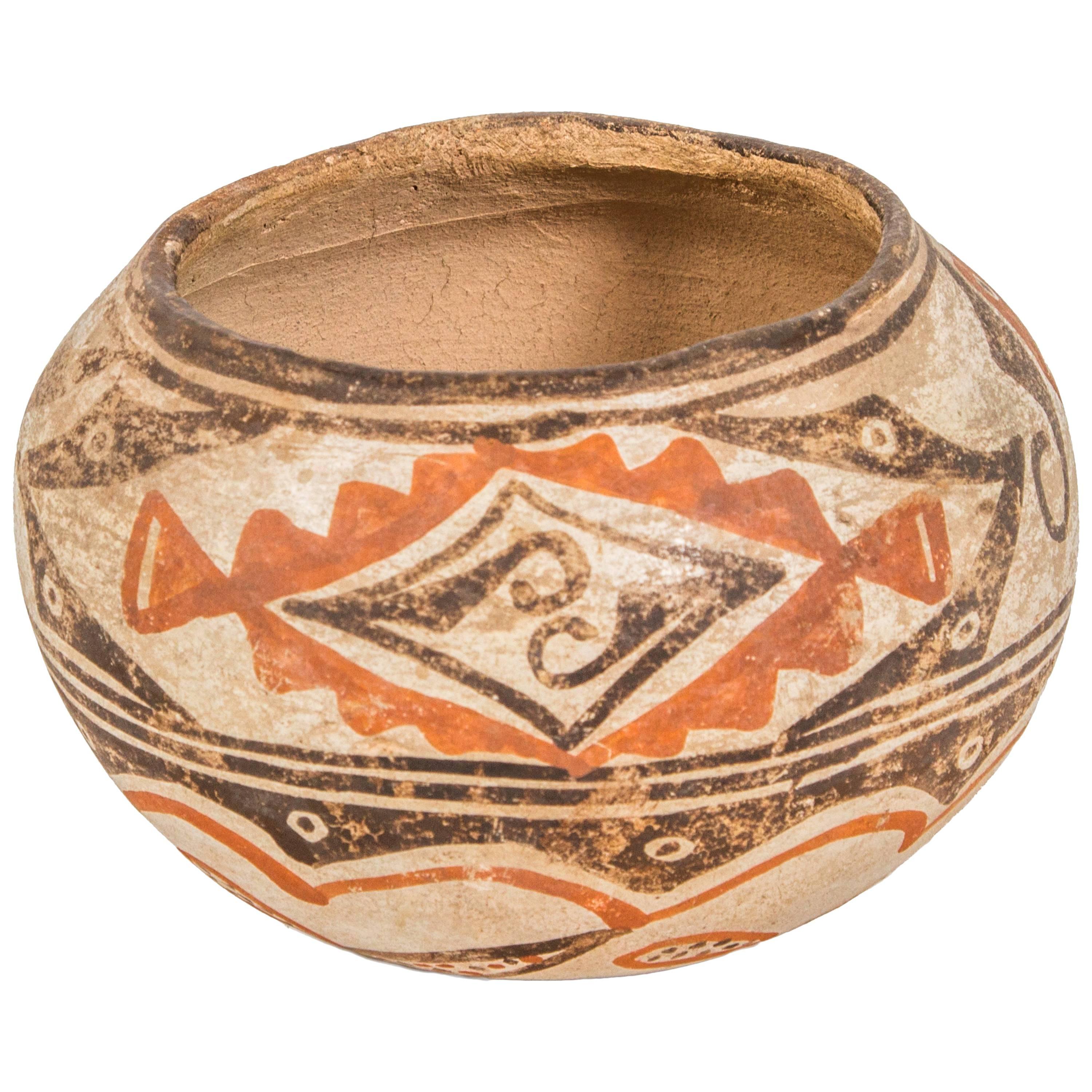 Late 19th Century Native American Zuni Bowl For Sale