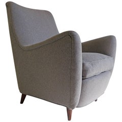 Italian Gio Ponti Style Lounge Chair