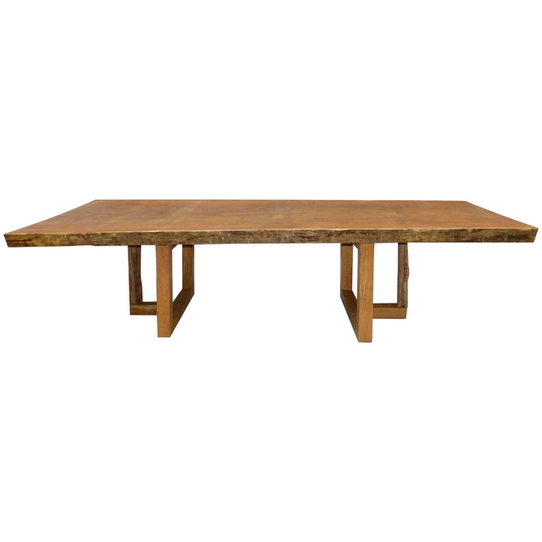 Monumental Amazon Reclaimed Andira Anthelmia Wood Table by Valéria