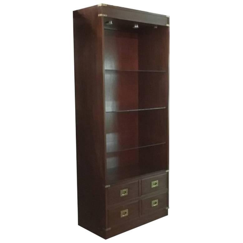 Campaign-Style Cabinet For Sale
