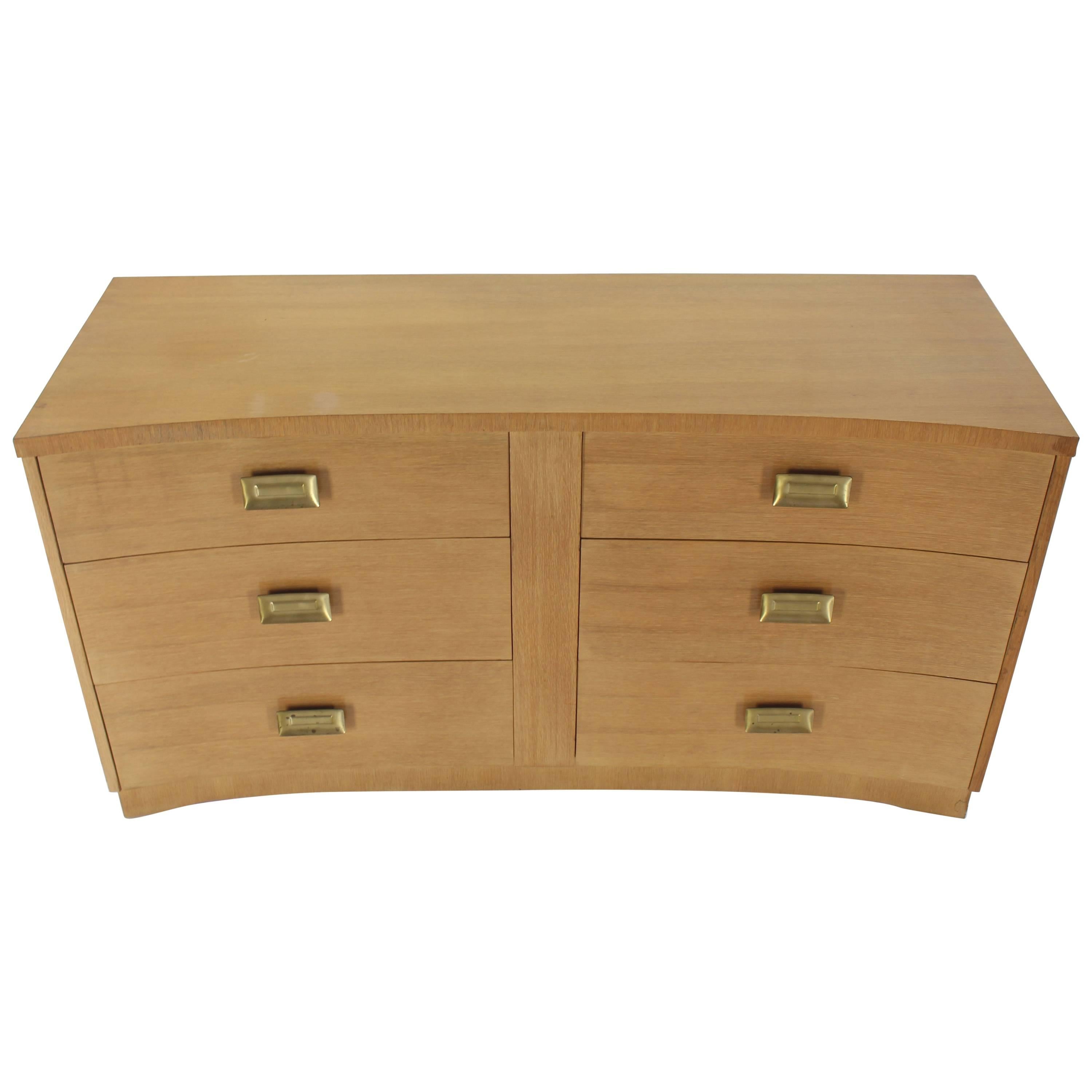 MidCentury Modern Curved Front Dresser at 1stDibs modern curved