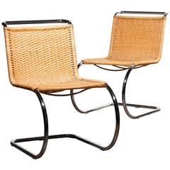 1970s, Pair of MR10 Cantilever Chairs by Mies van der Rohe