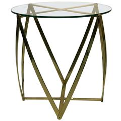 Spectacular and Rare Sculptural Solid Brass Centre or Side Table by John Vesey
