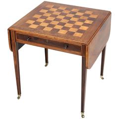 Fine George III Period Pembroke Games Table