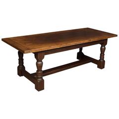 Large Oak Refectory Dining Table