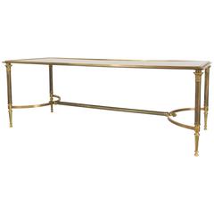 French Brass and Bronze Coffee Table