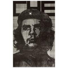 Original Vintage Ospaaal Cuba Revolution Propaganda Poster Featuring Che Guevara