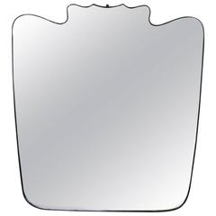 Fantastic Italian Brass Mirror, circa 1960 12