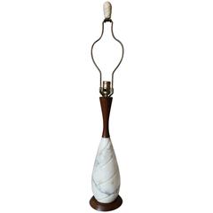 Mid-Century Modern Marble Lamp 3